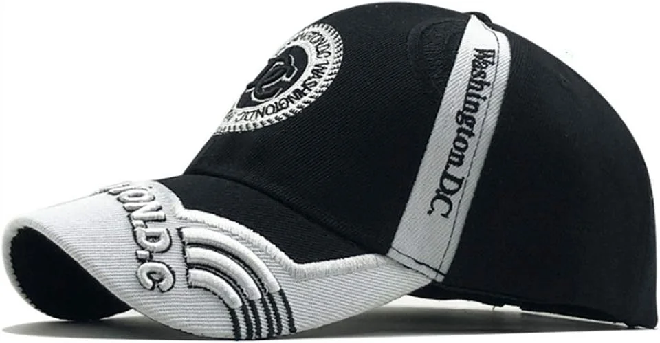 کلاه بیسبالی گلدوزی شده با طرح حروف، مناسب استایل خیابانی و ورزشی مردانه و زنانه