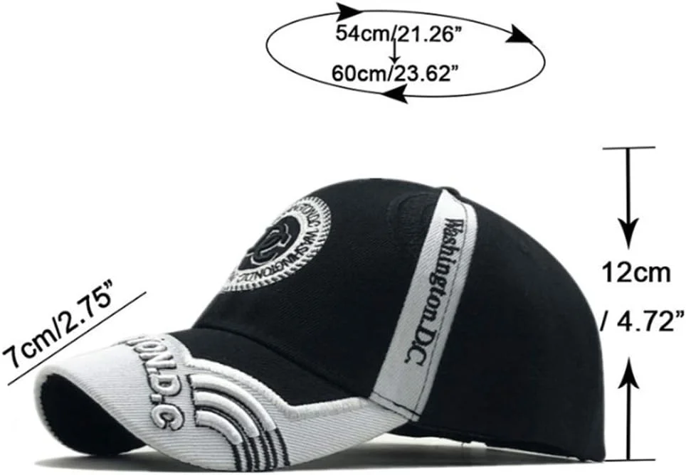 کلاه بیسبالی گلدوزی شده با طرح حروف، مناسب استایل خیابانی و ورزشی مردانه و زنانه کلاه بیسبالی گلدوزی شده با طرح حروف، مناسب استایل خیابانی و ورزشی مردانه و زنانه