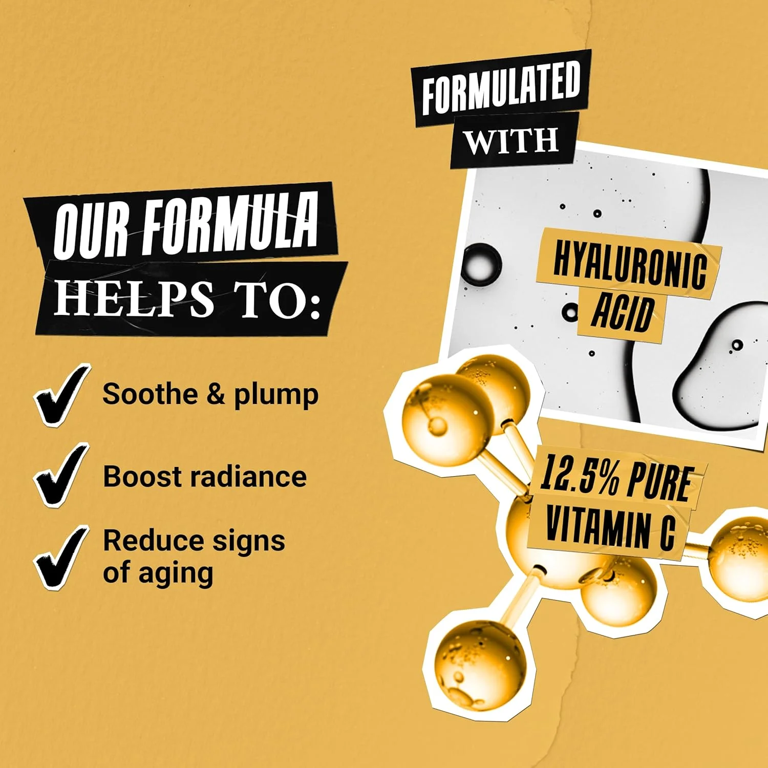 سرم صورت حاوی ویتامین C با قدرت بالا Kiehl's، کنسانتره کاهش دهنده خطوط صورت، افزایش دهنده درخشندگی و استحکام، صاف و حجیم کننده پوست، حاوی هیالورونیک اسید، تست شده توسط متخصص پوست - 50 میلی لیتر