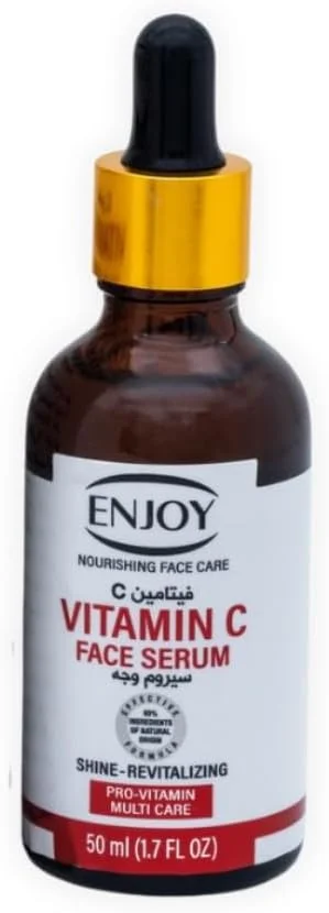 سرم ویتامین C برای صورت - 50 میلی لیتر | سرم صورت ویتامین C برای روشن کنندگی و ضد پیری | روغن ویتامین C برای پوست درخشان، کاهش لکه های تیره و آبرسانی - فرمول سبک برای انواع پوست