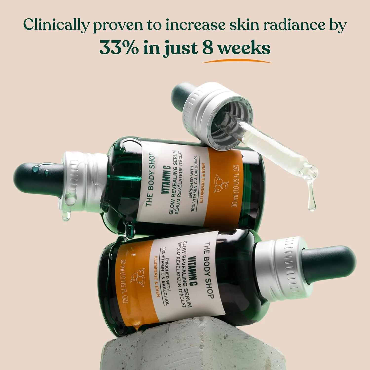 سرم روشن کننده پوست ویتامین سی 30 میلی لیتر
