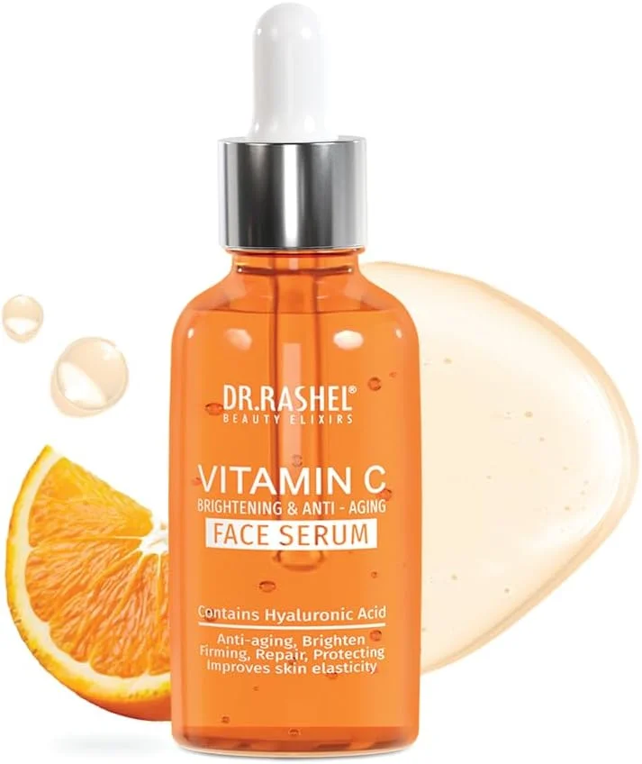 سرم صورت ویتامین C دکتر راشل برای روشن کنندگی و ضد پیری (مردان و زنان) (50 میلی لیتر، بسته 1 عددی)