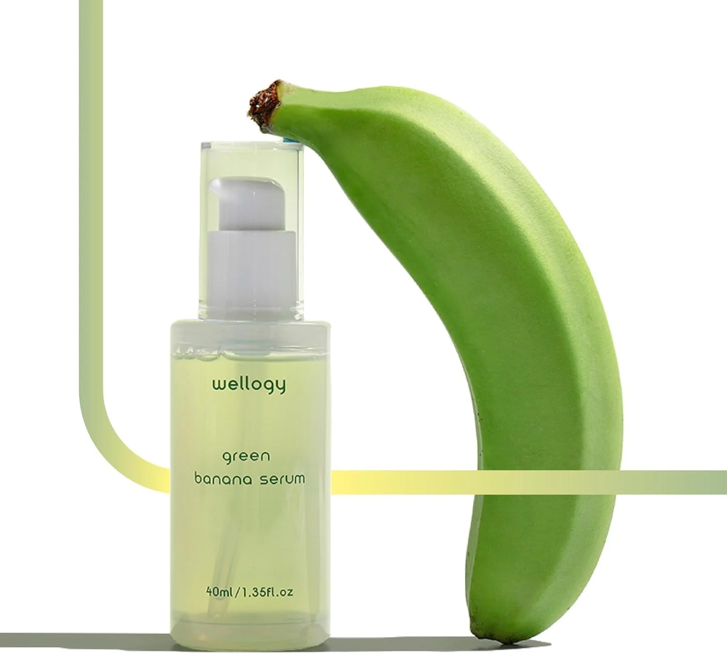 سرم ویتامین C کره‌ای با نیاسینامید و عصاره موز سبز | مرطوب کننده صورت، مراقبت از پوست کره‌ای، وگان، فرمول سبک، رنگ طبیعی | 40 میلی لیتر