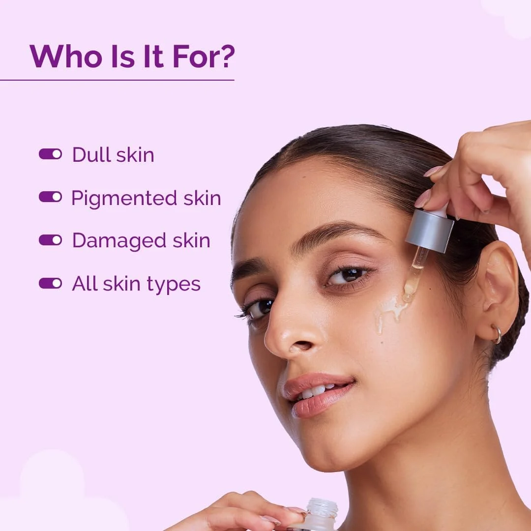 سرم ویتامین C 20% The Derma Co برای درخشندگی پوست