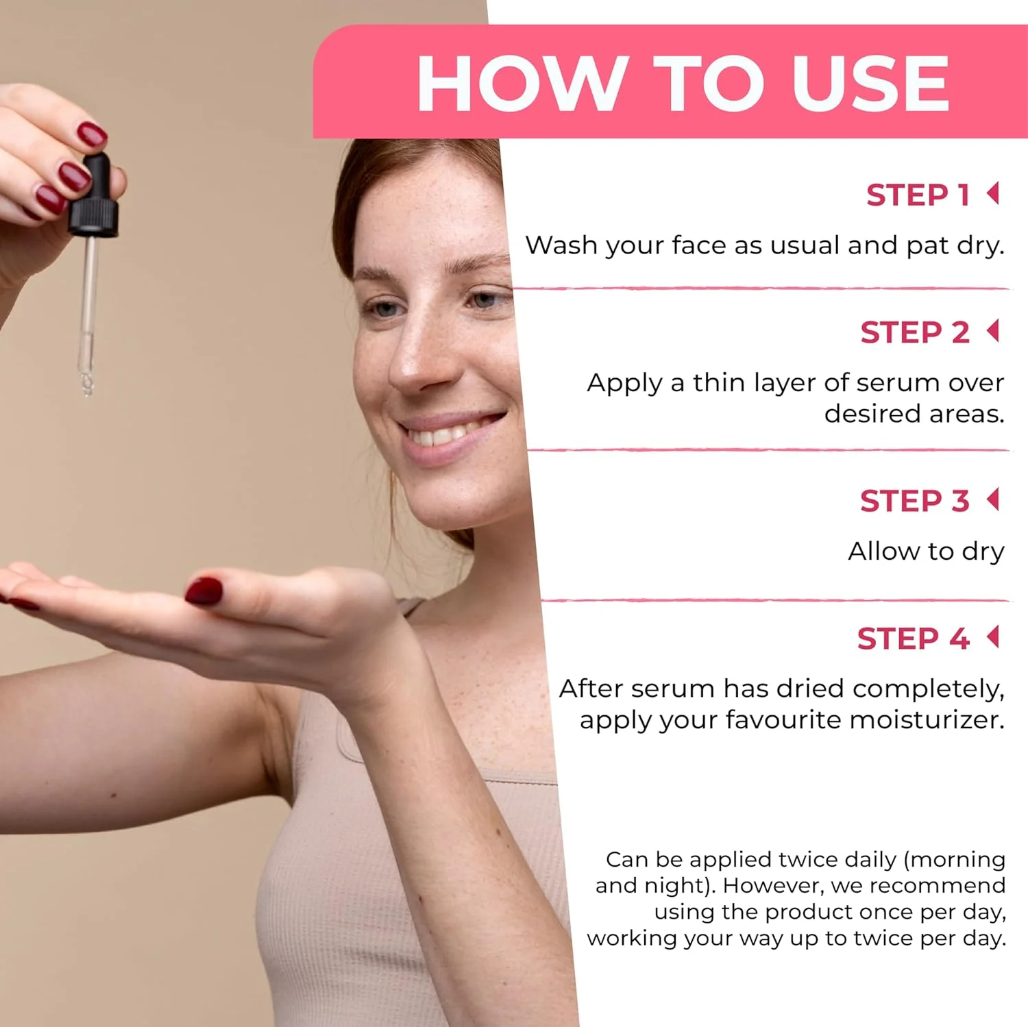 سرم ویتامین C صورت Jadole Naturals - 30 میلی لیتر | 20% اسید هیالورونیک و ویتامین E | سرم ضد پیری برای صاف کردن خطوط ریز، آبرسانی عمیق، روشن کننده پوست، کاهش چروک، درمان سیاهی دور چشم