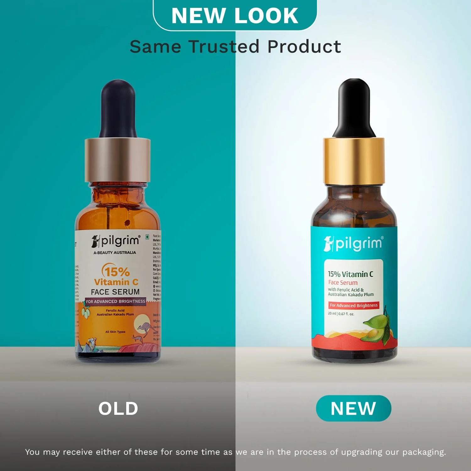 سرم صورت ویتامین C 15% پیلگریم برای پوست درخشان 20 میلی لیتر | سرم حاوی ویتامین C، فرولیک اسید و ویتامین E | کاهش لکه های تیره و یکنواخت کننده رنگ پوست | بدون عطر | برای آقایان و بانوان | مناسب انواع پوست سرم صورت ویتامین C 15% پیلگریم برای پوست درخشان 20 میلی لیتر | سرم حاوی ویتامین C، فرولیک اسید و ویتامین E | کاهش لکه های تیره و یکنواخت کننده رنگ پوست | بدون عطر | برای آقایان و بانوان | مناسب انواع پوست