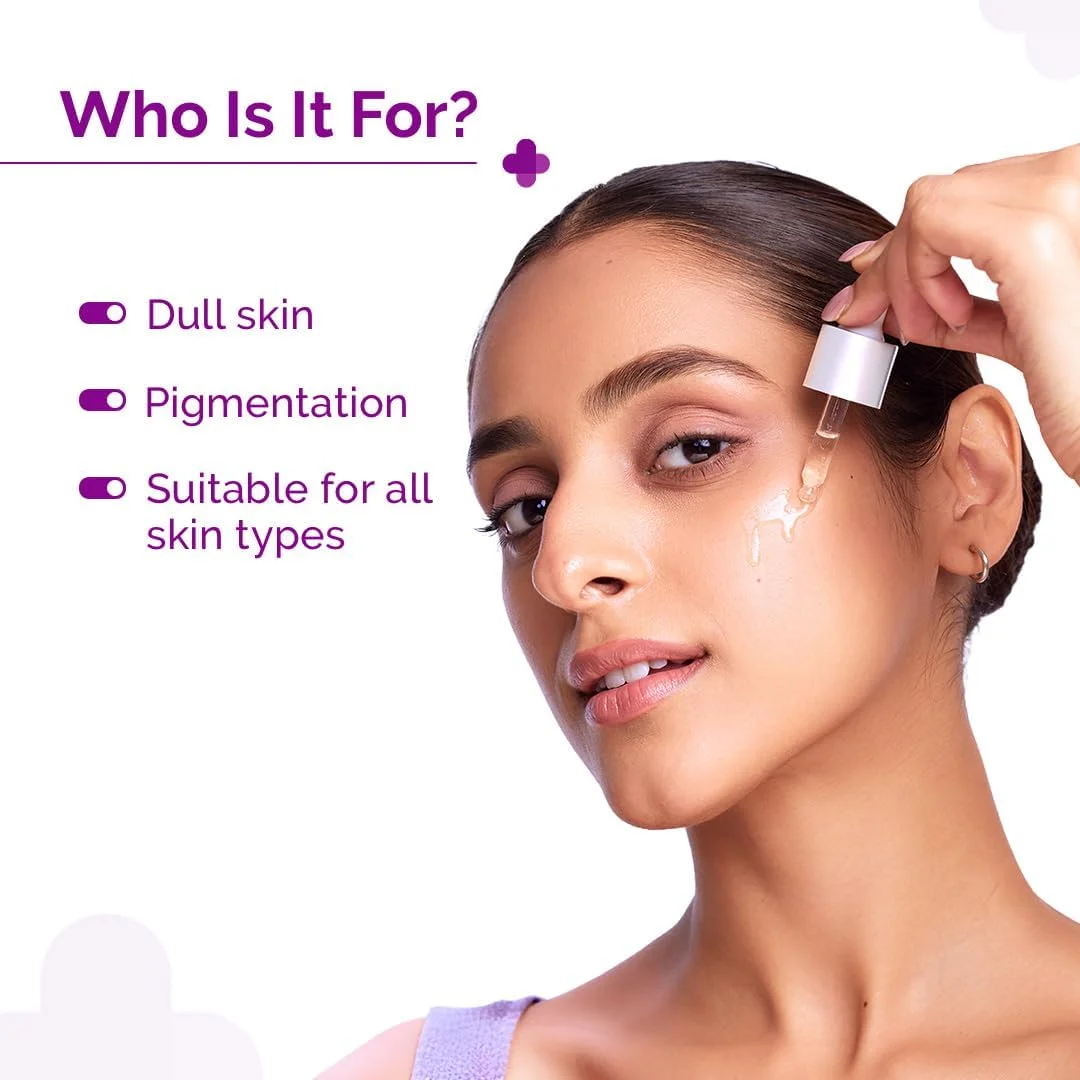 سرم صورت حاوی 15% ویتامین C، 5% نیاسینامید و هیالورونیک اسید | آبرسان و درخشان کننده پوست | تست شده توسط متخصصین پوست | 30 میلی لیتر