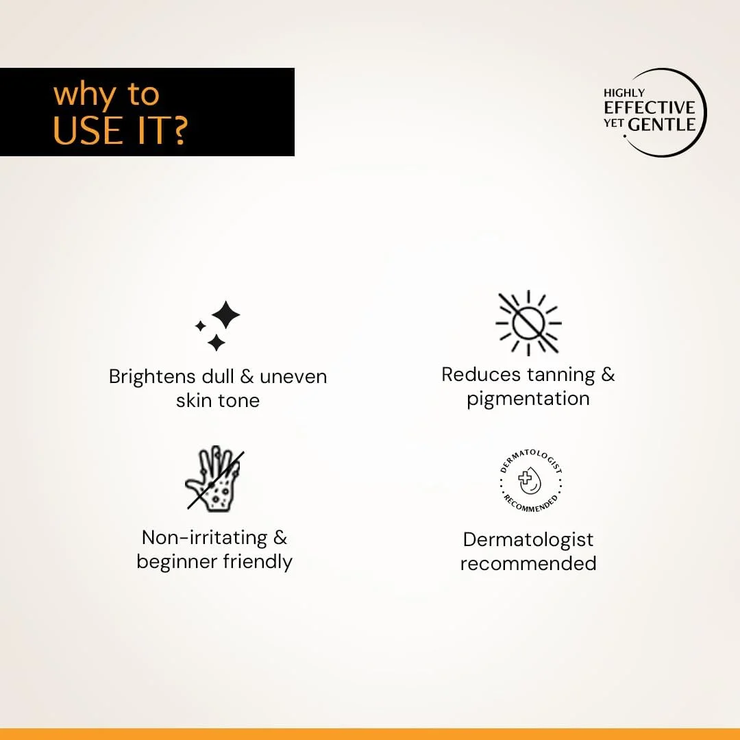 سرم ویتامین C برای پوست درخشان | 10% ویتامین C + 0.5% اسید فرولیک | سرم صورت برای لک و آسیب های ناشی از آفتاب | مناسب برای آقایان و بانوان | 30 میلی لیتر