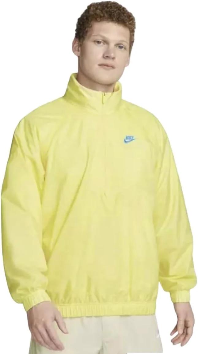 ژاکت آنوراک بافتنی بدون آستر مردانه نایکی اسپرتس ویر Windunner، زرد، 2XL
