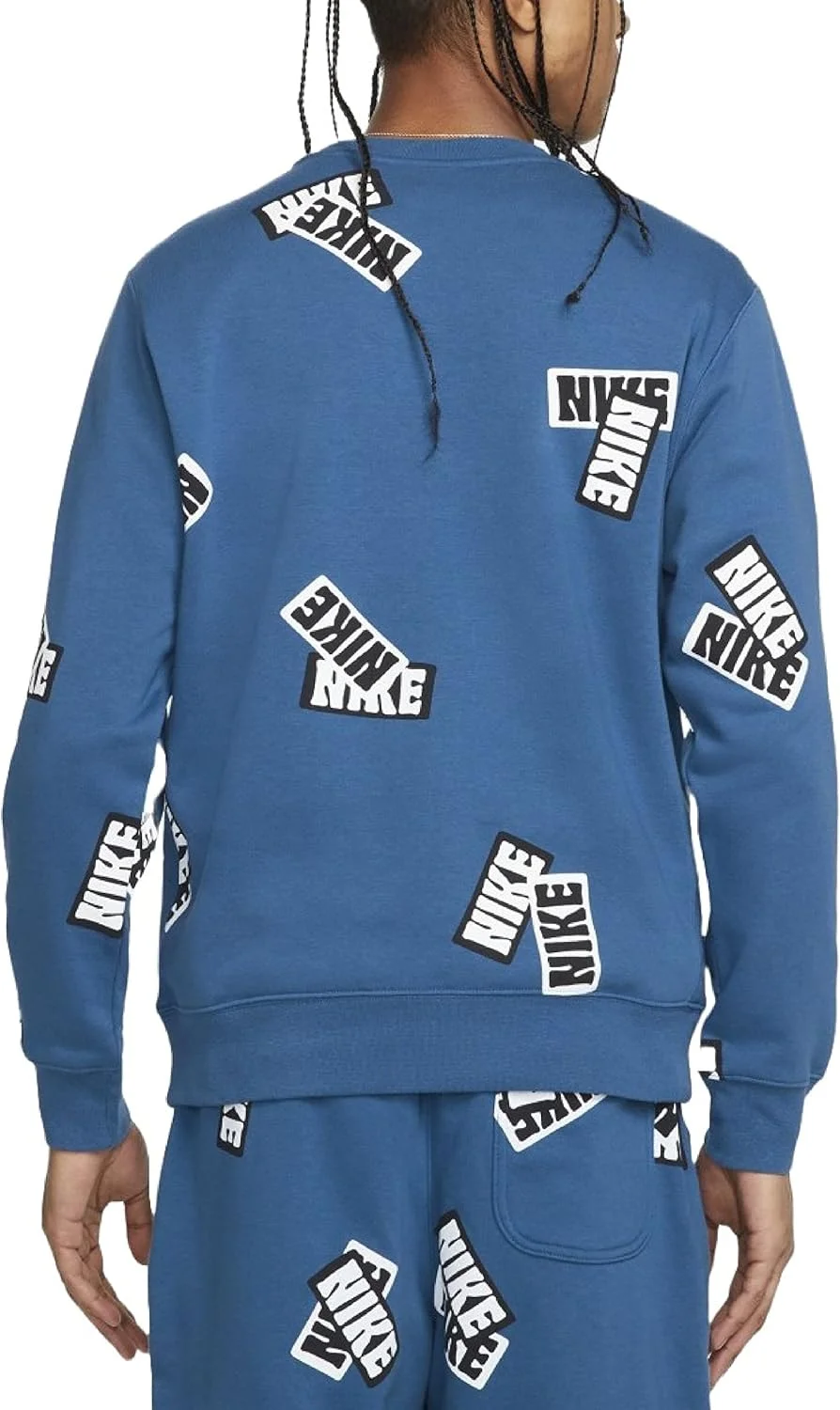 سویشرت مردانه نایکی اسپرتس ویر اسپرت اسنشیالز پلاس (آبی مارینا تیره)