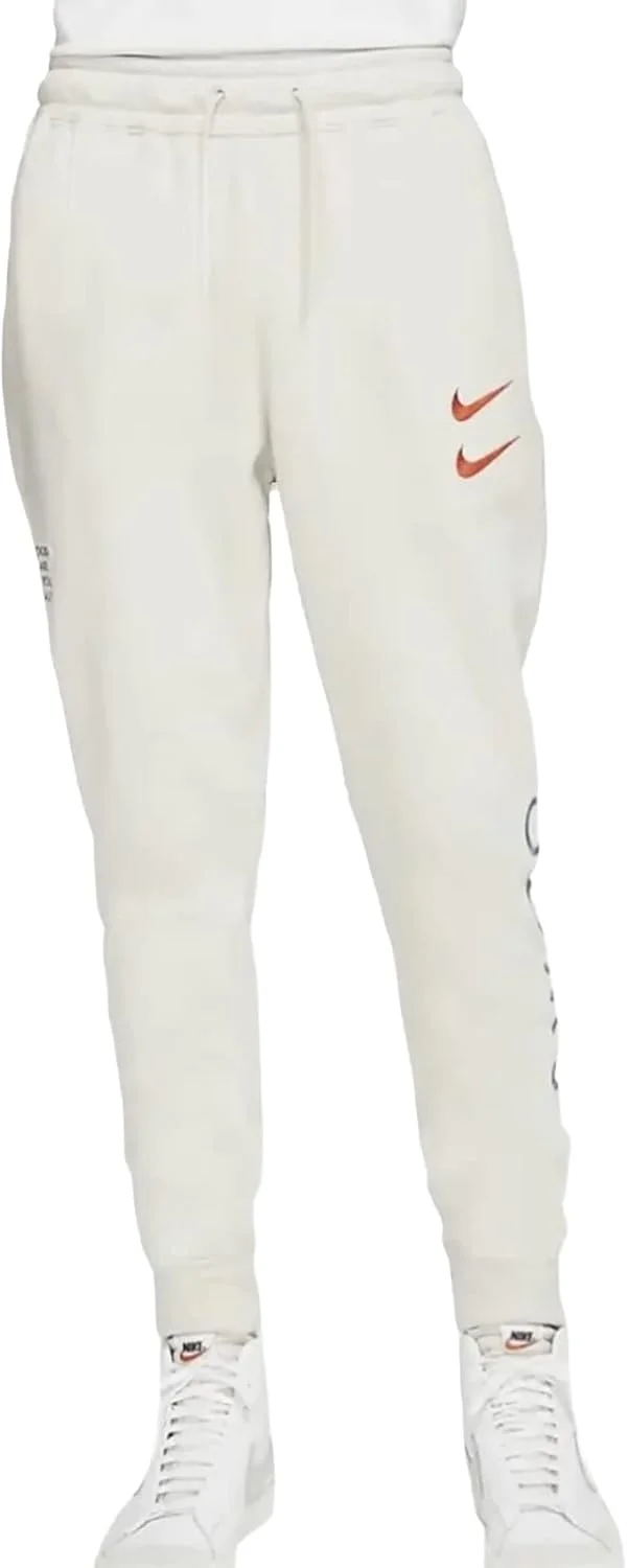 شلوار ورزشی مردانه نایک اسپرتس ویر با لوگوی دوتایی، قهوه ای روشن، سایز بزرگ شلوار ورزشی مردانه نایک اسپرتس ویر با لوگوی دوتایی، قهوه ای روشن، سایز بزرگ