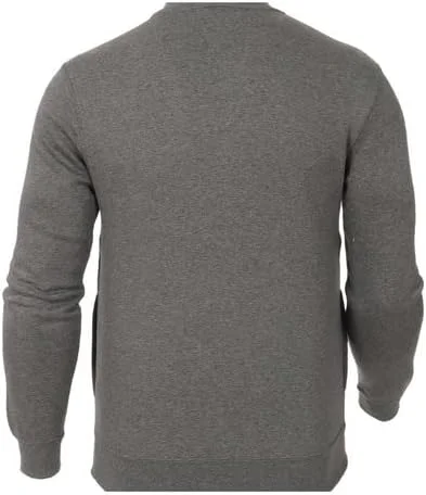 نیم زیپ پولیور مردانه نایکی Sportswear Club با پارچه پشمی برس خورده، ذغالی/سبز روشن، سایز XL