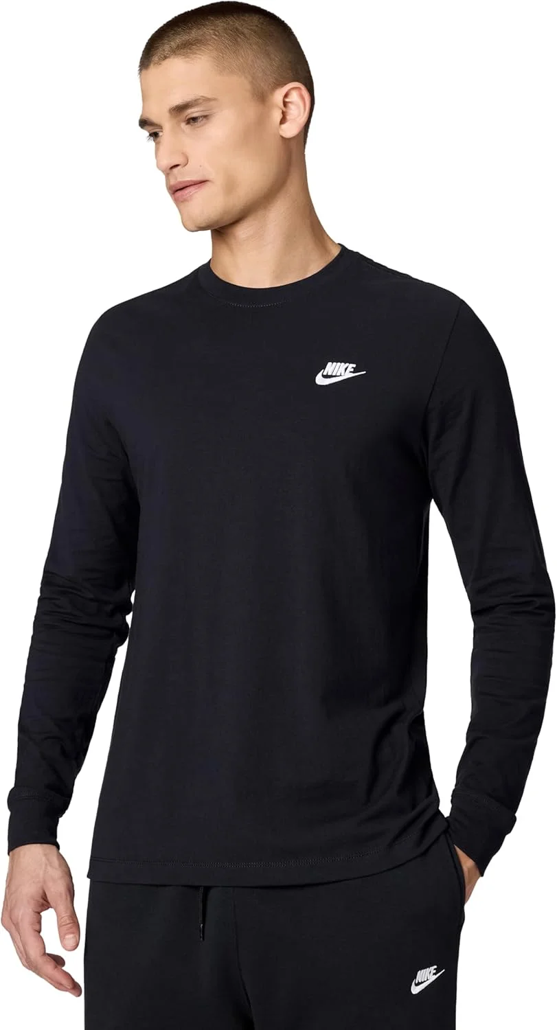 تی شرت آستین بلند مردانه نایکی مدل Nsw Club