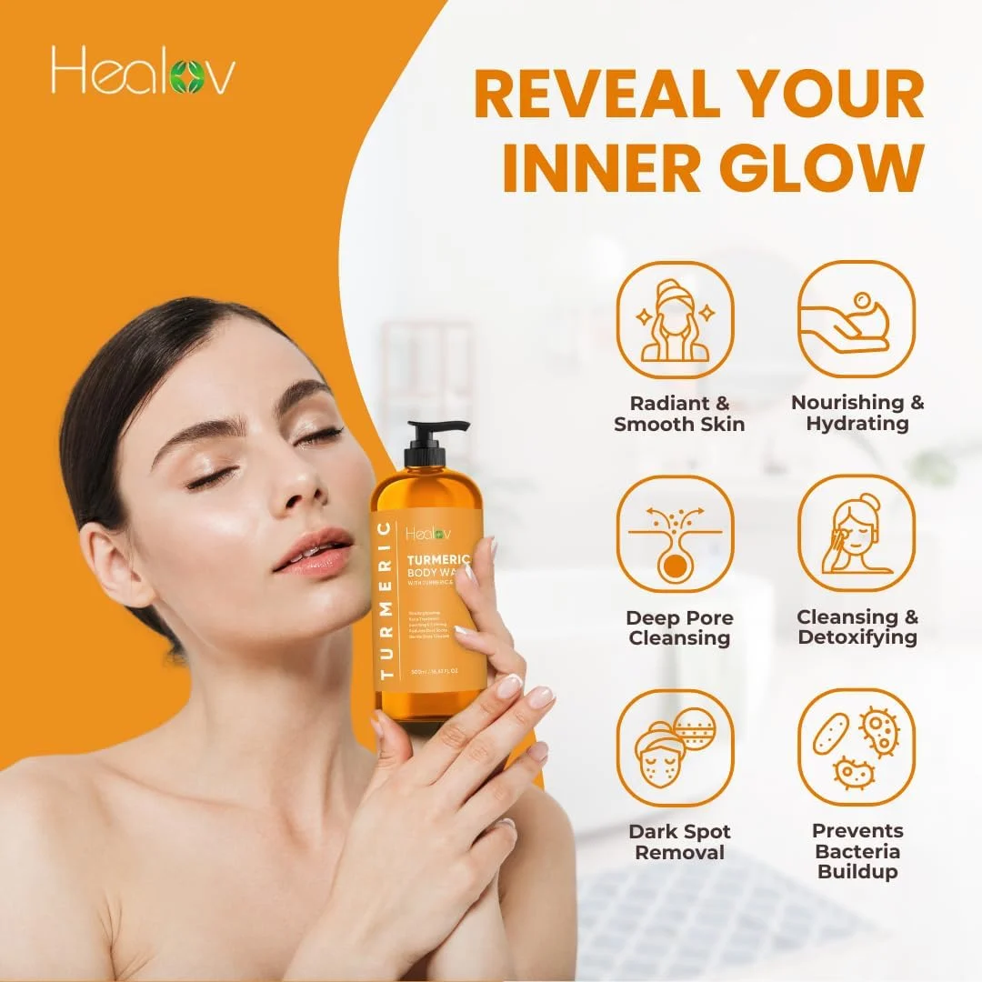 شوینده بدن زردچوبه - صابون روشن کننده پوست برای لکه های تیره، هایپرپیگمنتیشن - شوینده صورت زردچوبه لایه بردار، آکنه، جای زخم را کاهش می دهد و پوست را پاک می کند - صابون مایع حمام طبیعی شوینده بدن زردچوبه - صابون روشن کننده پوست برای لکه های تیره، هایپرپیگمنتیشن - شوینده صورت زردچوبه لایه بردار، آکنه، جای زخم را کاهش می دهد و پوست را پاک می کند - صابون مایع حمام طبیعی