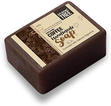 صابون دست ساز قهوه لایه بردار Speaking Tree با رایحه طراوت بخش برای پوستی کاملا تمیز و روشن (بسته 3 عددی)