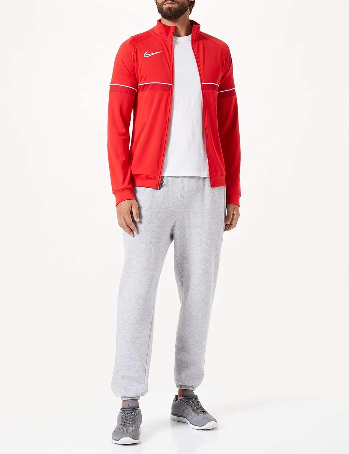 سویشرت مردانه نایک مدل Club Big Brush Crew Swoosh Sport (تک عددی)