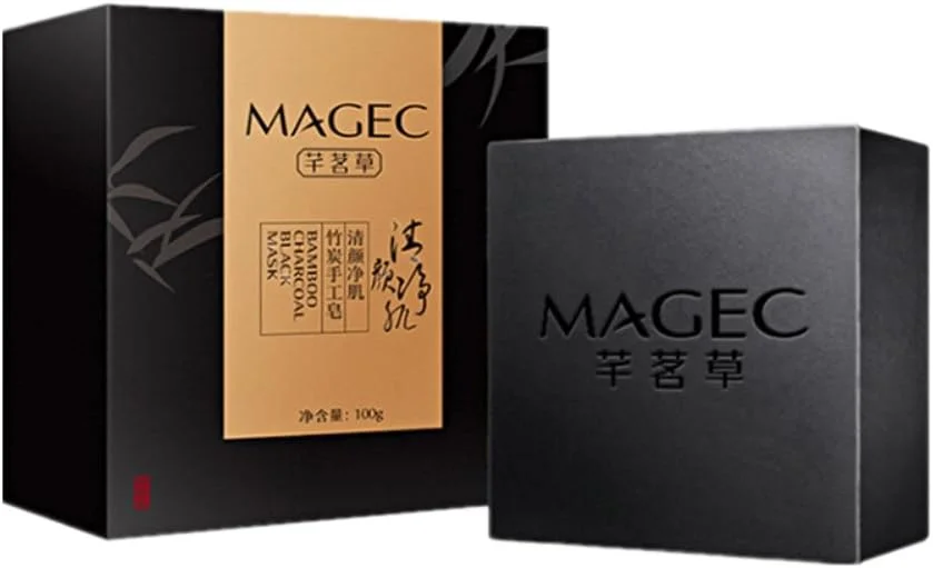 صابون زغال بامبو - رفع جوش های سرسیاه - درمان آکنه، روشن کننده و تغذیه کننده پوست صورت