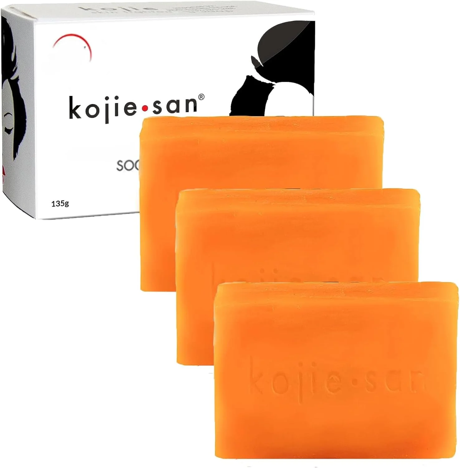 صابون روشن کننده پوست کوجی سان - صابون اسید کوجیک اصلی که لکه های تیره، هایپرپیگمنتیشن و جای زخم را با روغن نارگیل و درخت چای کاهش می دهد - 135 گرم (3 عدد)