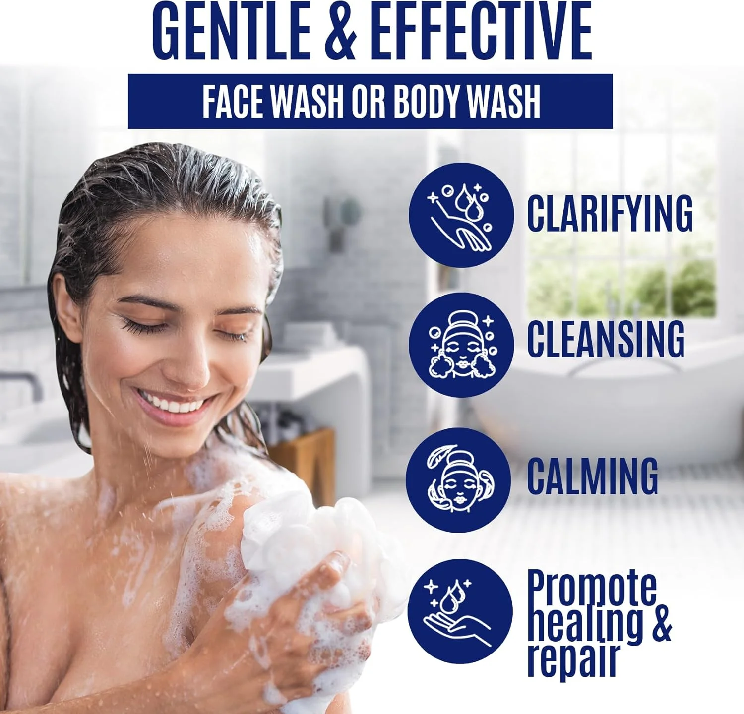 صابون پیریتیون زینک برای صورت و بدن، 113 گرم | پاک کننده درمانی پوست حاوی 2% ZnP برای آکنه، روزاسه، اگزما، درماتیت، پسوریازیس، خارش | شستشوی آرامش بخش صورت، ساخت آمریکا