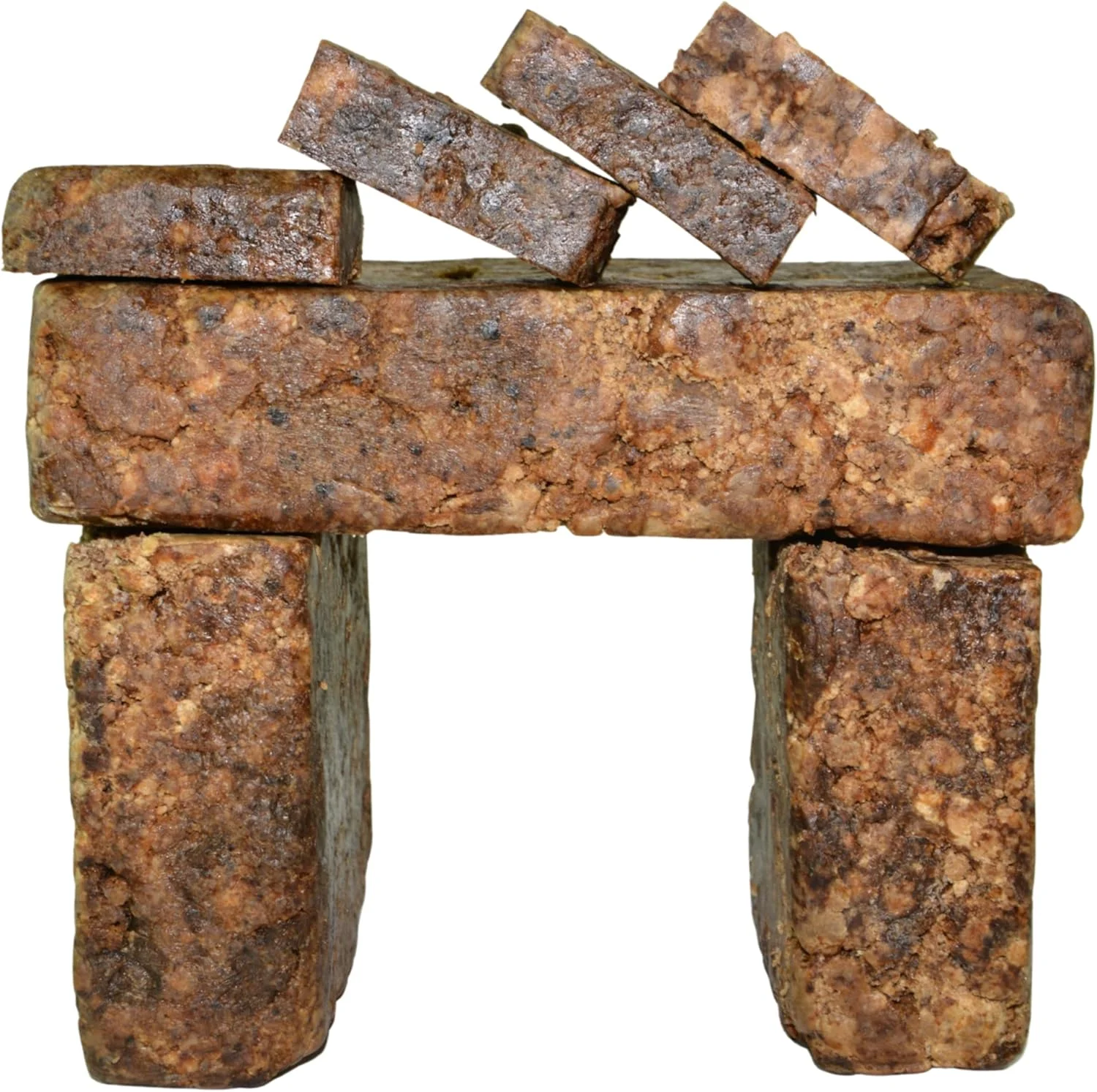 صابون سیاه آفریقایی خام 226 گرم - 100% خالص و طبیعی از غنا. درمان آکنه، کمک به اگزما و پسوریازیس، پوست خشک، جای زخم و لکه های تیره. عالی برای جوش، سرسیاه، شستشوی صورت و بدن.