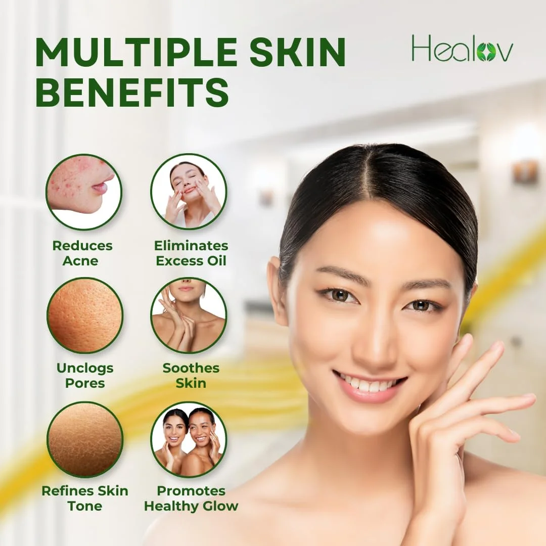 صابون گوگرد - شوینده صورت و بدن گوگرد برای پوست مستعد جوش - پاک کننده لایه بردار صورت گوگرد، چربی اضافی را جذب می کند، جوش ها را کاهش می دهد و پوست را پاک می کند - مراقبت طبیعی از پوست کیستیک، رزاسه