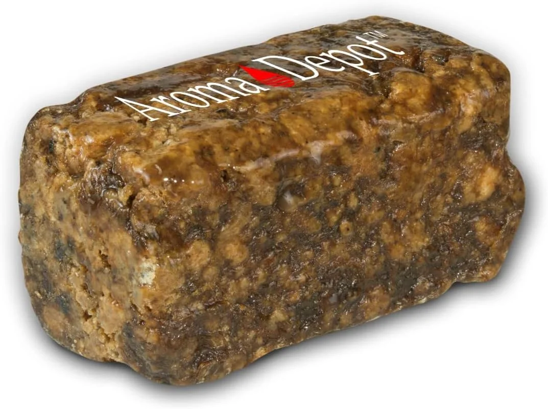 صابون سیاه آفریقایی خام Aroma Depot، 227 گرم، 100% طبیعی برای آکنه، اگزما، پسوریازیس، رفع جای زخم، شستشوی صورت و بدن. دست ساز