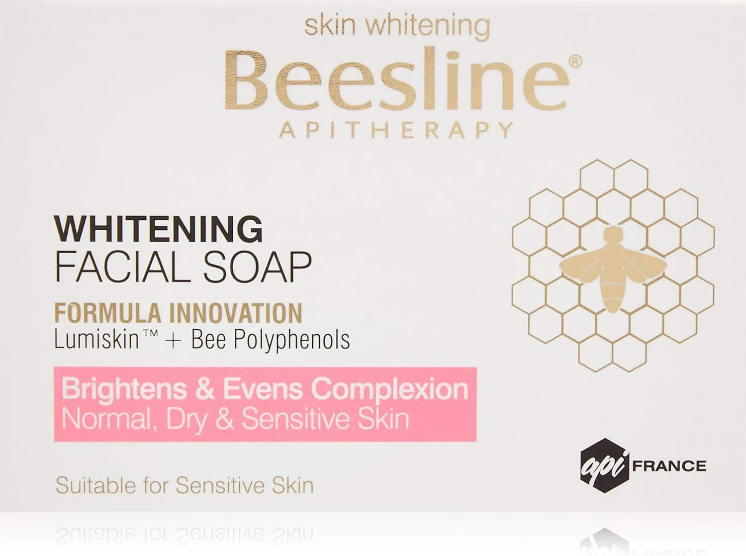 صابون روشن کننده صورت Beesline، سفید، 85 گرم