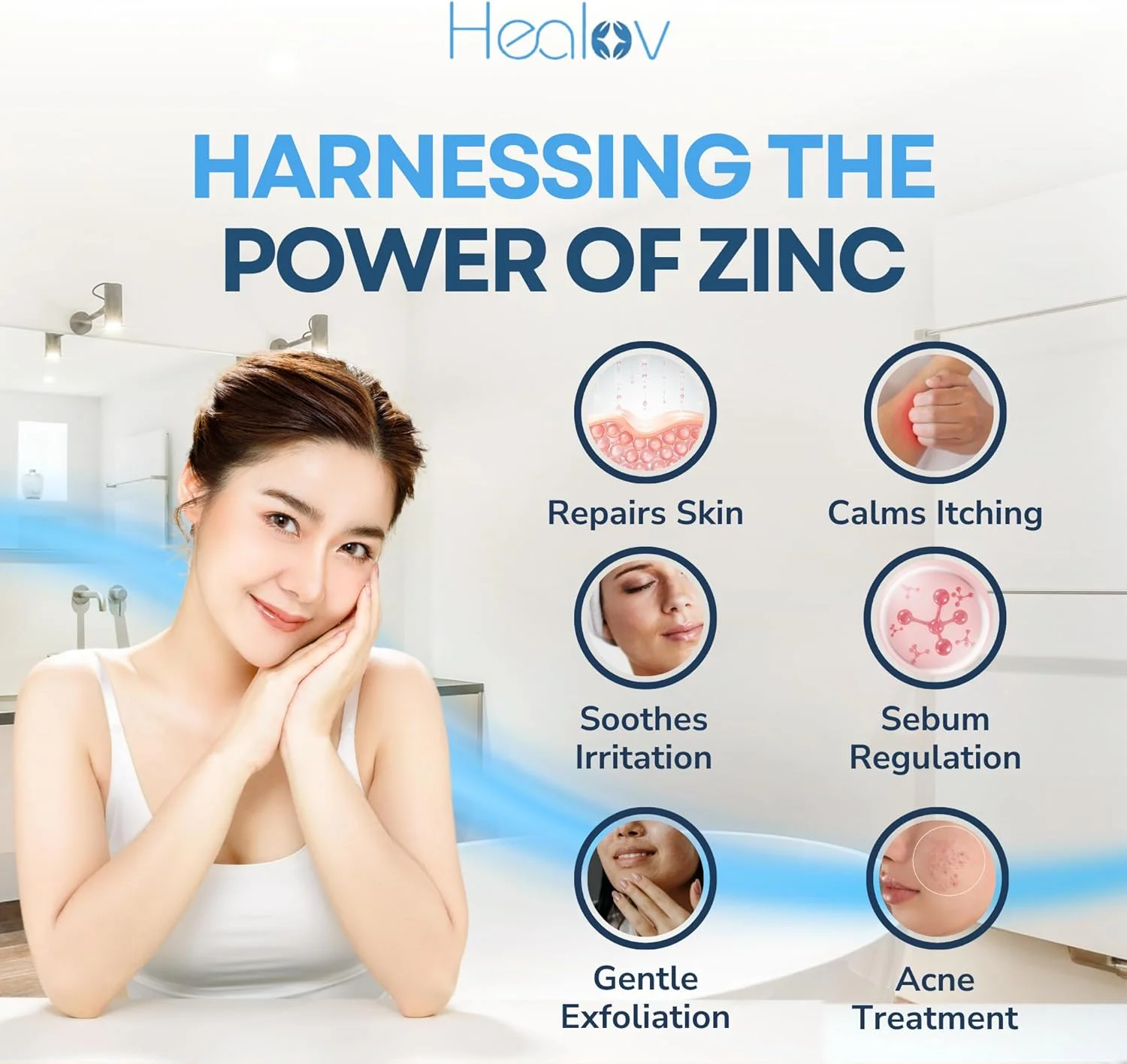 شوینده صورت زینک | پاک کننده بدن با زینک برای آکنه، رزاسه، اگزما، درماتیت، پسوریازیس، خارش | شوینده پاک کننده و آرامش بخش صورت | شوینده صورت و بدن زینک لایه بردار برای انواع پوست شوینده صورت زینک | پاک کننده بدن با زینک برای آکنه، رزاسه، اگزما، درماتیت، پسوریازیس، خارش | شوینده پاک کننده و آرامش بخش صورت | شوینده صورت و بدن زینک لایه بردار برای انواع پوست