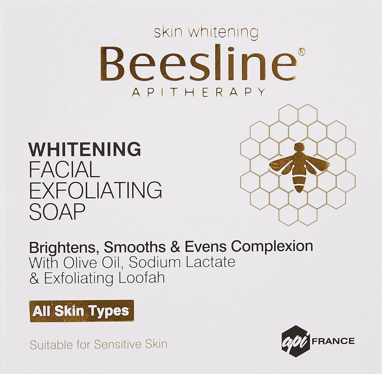 صابون لایه بردار روشن کننده صورت Beesline، زرد، 60 گرم