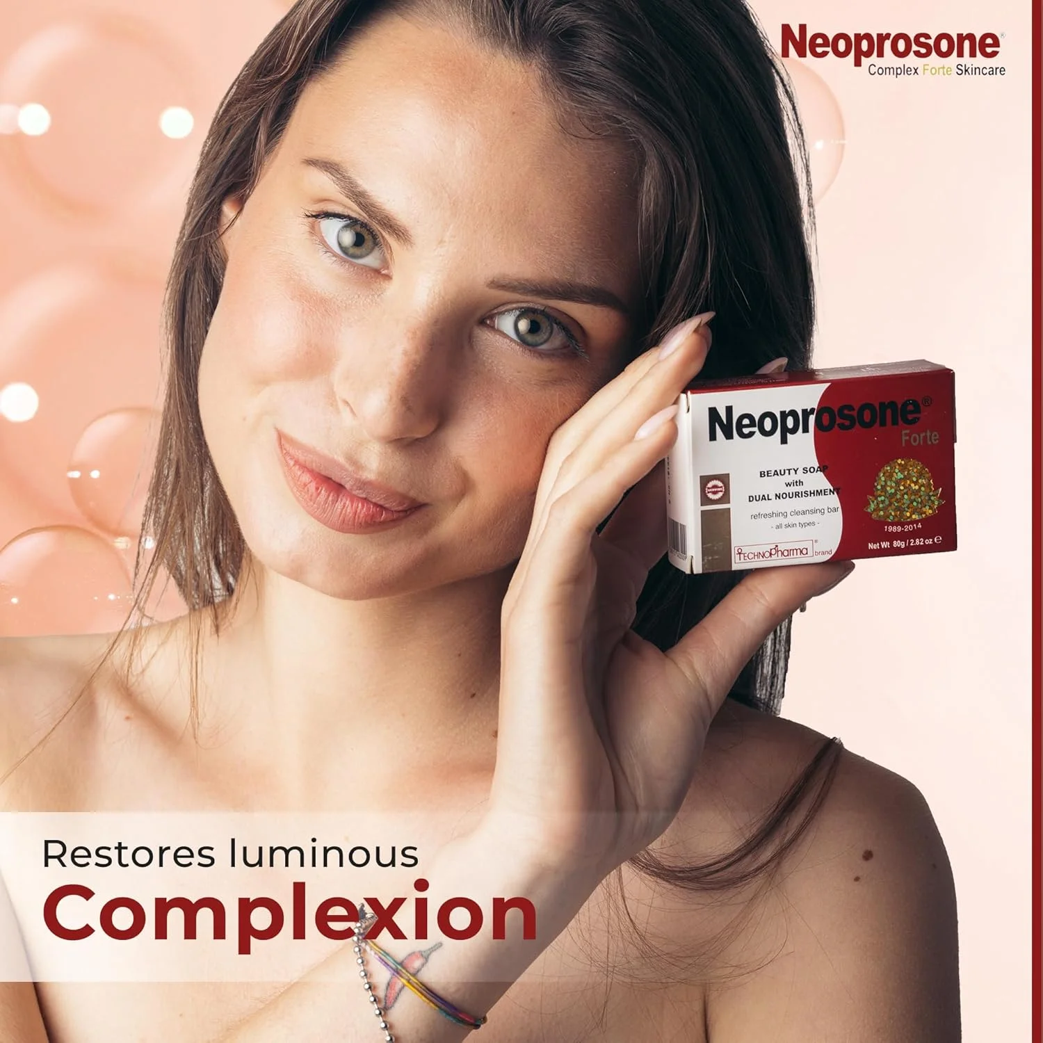 نئوپروزون، صابون روشن کننده پوست | لایه بردار ملایم برای بدن، زانوها، صورت، زیر بغل | حاوی گلیسیرین (80 گرم) نئوپروزون، صابون روشن کننده پوست | لایه بردار ملایم برای بدن، زانوها، صورت، زیر بغل | حاوی گلیسیرین (80 گرم)