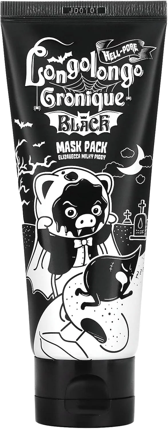 ماسک حذف کننده جوش سرسیاه زغال سیاه الیزاوکا مدل Milky Piggy Hell Pore Longo Longo Gronique