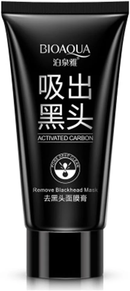 ماسک پاک کننده جوش سرسیاه بایوآکوا حاوی زغال (60 میلی لیتر) - ضد جوش سرسیاه، آکنه و بینی توت فرنگی
