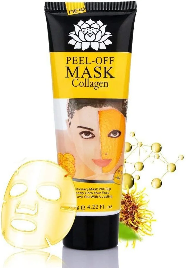 ماسک صورت کلاژن طلا ۲۴ عیار آیچون بیوتی، ضد چروک، مراقبت از پوست، لیفتینگ و سفت کننده، مرطوب کننده ۱۲۰ گرم