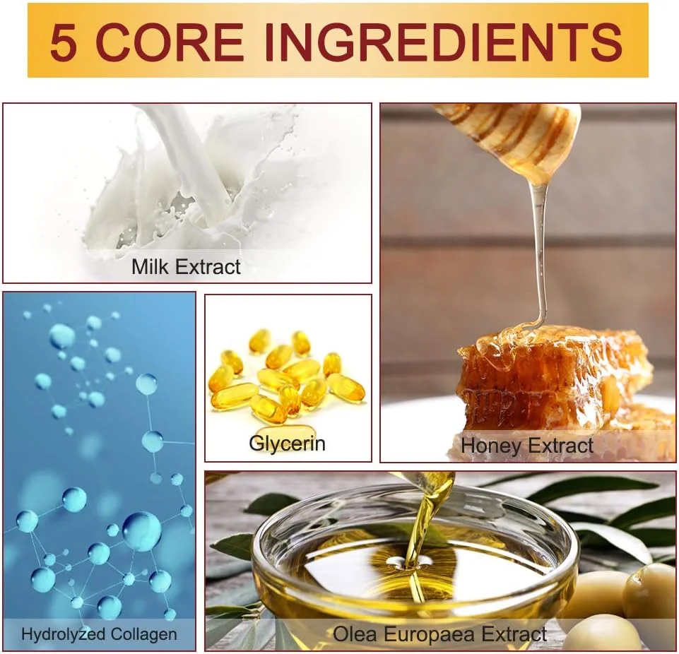 ماسک دست ALIVER، 5 جفت دستکش مرطوب کننده دست، ماسک ترمیم کننده دست برای پوست بسیار خشک، ماسک لایه بردار دست، ترمیم پوست زبر برای آقایان و خانم ها (C)