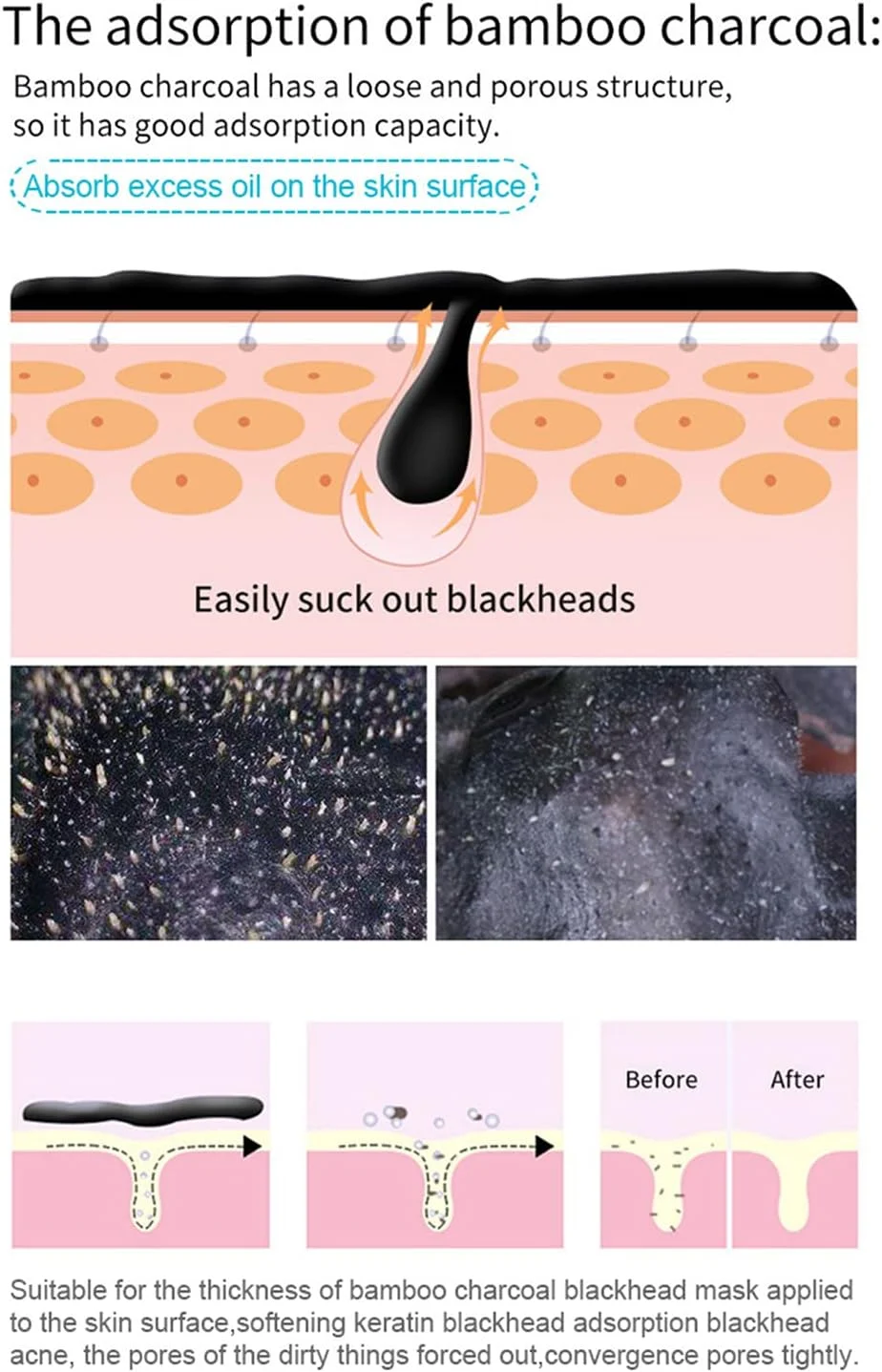 ماسک صورت لایه بردار ذغال بامبو کلاژن آیچون بیوتی، سم زدای فوری، پاک کننده منافذ، مرطوب کننده، کنترل چربی، ضد جوش، 150 میلی لیتر ماسک صورت لایه بردار ذغال بامبو کلاژن آیچون بیوتی، سم زدای فوری، پاک کننده منافذ، مرطوب کننده، کنترل چربی، ضد جوش، 150 میلی لیتر