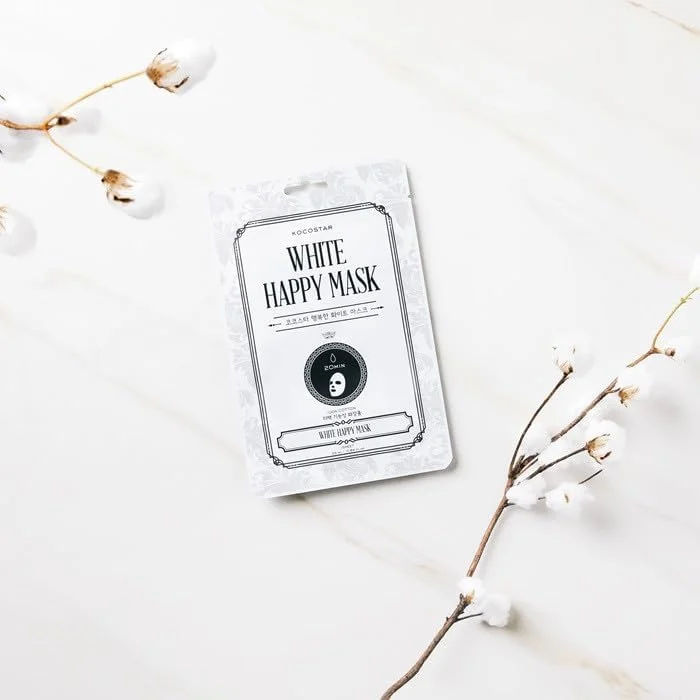 ماسک صورت نقابی سفید کوکواستار کره ای | بسته 10 عددی | 23 میلی لیتر | 20 دقیقه درمان برای آبرسانی و رطوبت رسانی عمیق