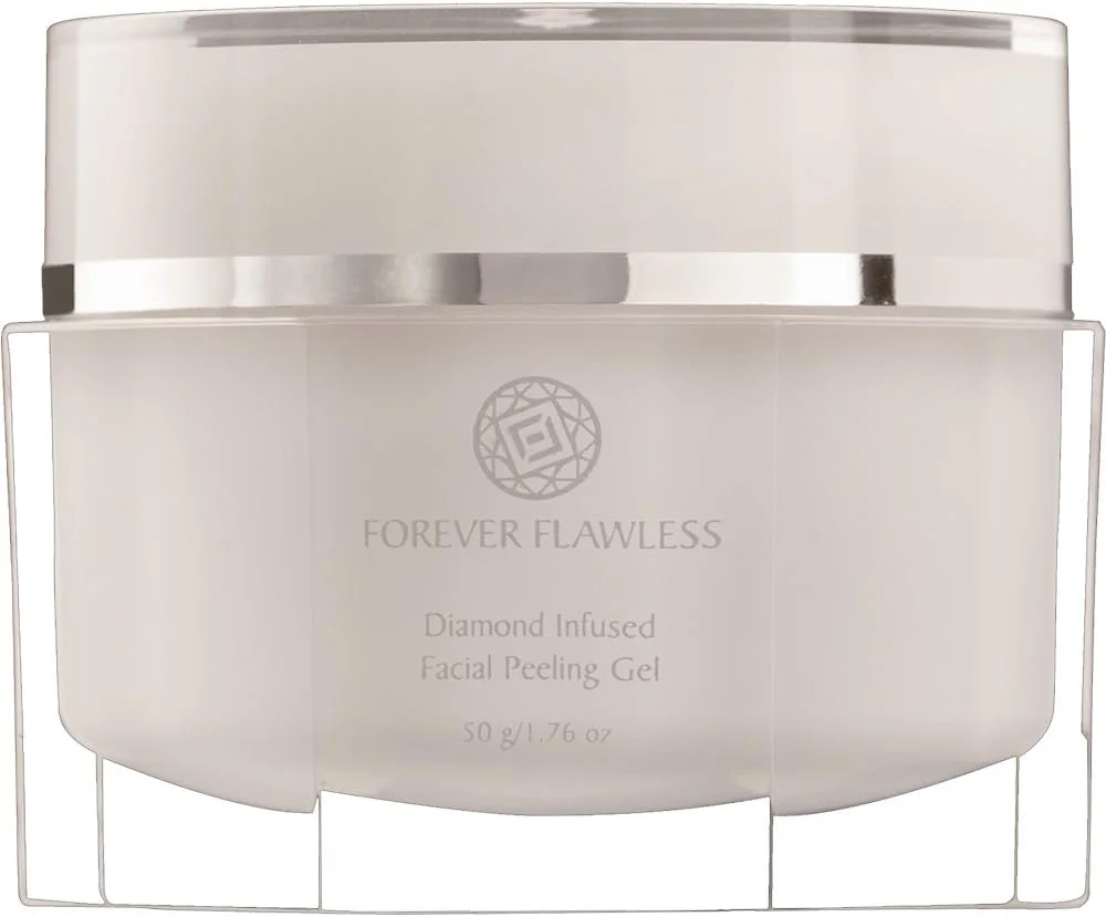 ژل لایه بردار صورت Forever Flawless با پودر الماس سفید 100% طبیعی. بهترین لایه بردار و میکرودرم ابریژن. پوستی صاف و لطیف به جا می گذارد، مخصوصاً برای پوست های حساس 50 گرم