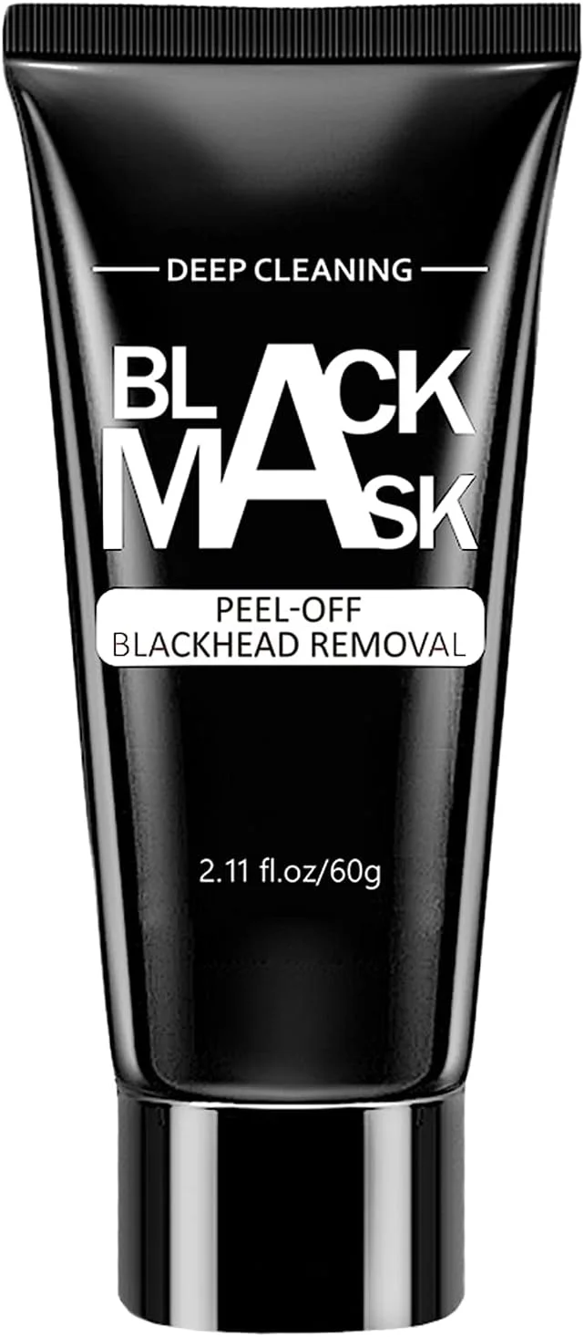 ماسک حذف کننده جوش سرسیاه VANELC، ماسک زغال فعال لایه بردار، پاک کننده و تمیز کننده عمیق منافذ صورت (60 گرم)