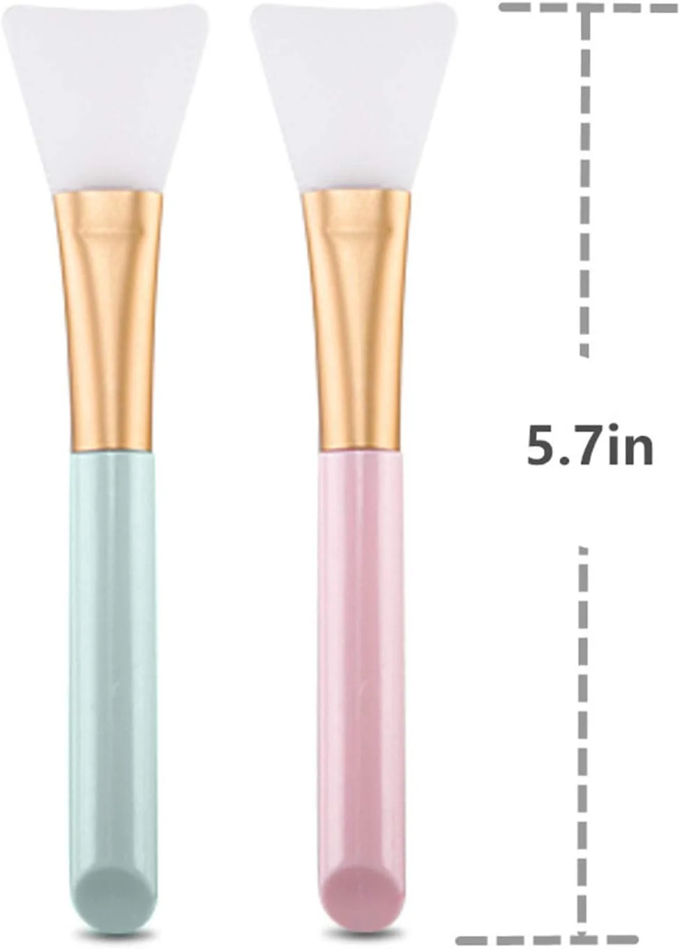 اوپیکسی، 2 عدد برس ماسک صورت سیلیکونی، ابزار زیبایی ماسک، برس نرم سیلیکونی برای ماسک گِل صورت، ابزار بدون مو برای لوسیون بدن و کره بدن