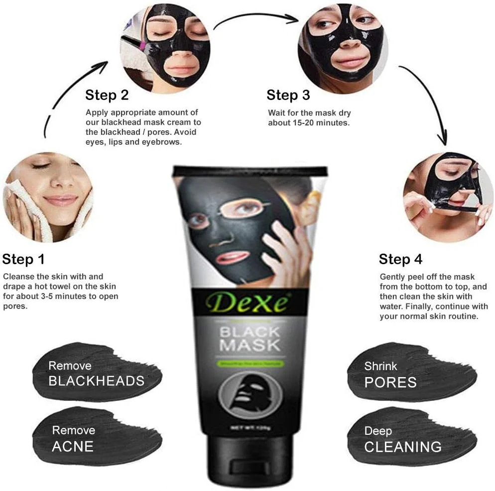 مجموعه دو عددی ماسک لایه بردار پاک کننده آکنه و ماسک لایه بردار صورت کلاژن موندساب، 120 گرم