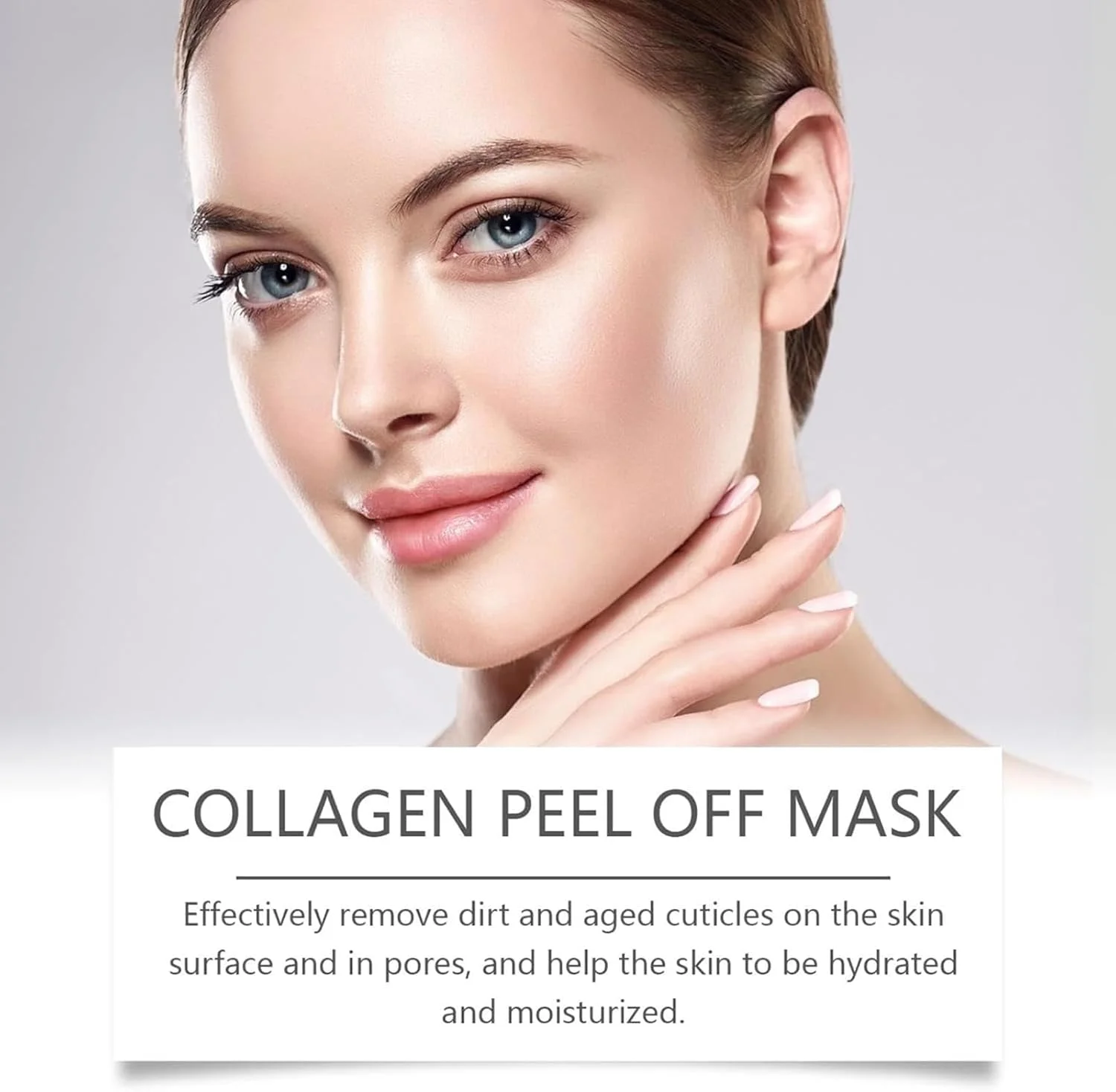 ماسک صورت لایه بردار کلاژن، ماسک کلاژن واقعی، ماسک لایه بردار کلاژن هیدرولیز شده، پاکسازی ملایم منافذ، کنترل چربی صورت، مرطوب کننده و آبرسان