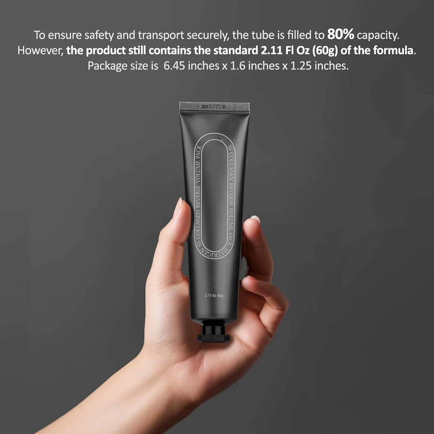 ماسک صورت کلاژن لایه بردار اس اس، ماسک پک حجم دهنده کلاژن معکوس، کلاژن هیدرولیز شده، مراقبت از پوست کره ای، ماسک صورت لایه بردار (60 گرم/2.1 اونس)