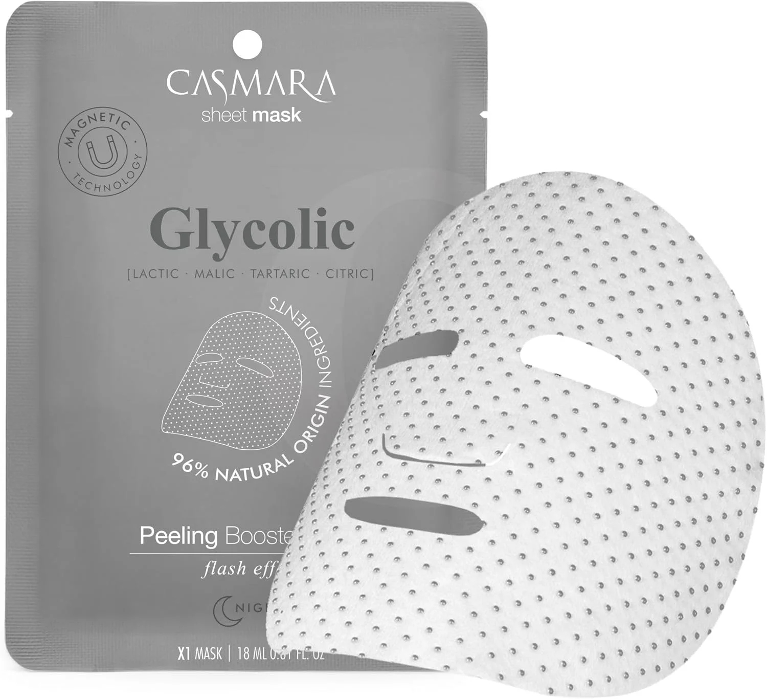 ماسک تقویت کننده لایه بردار صورت کاسمارا | گلیکولیک | 18 میلی لیتر
