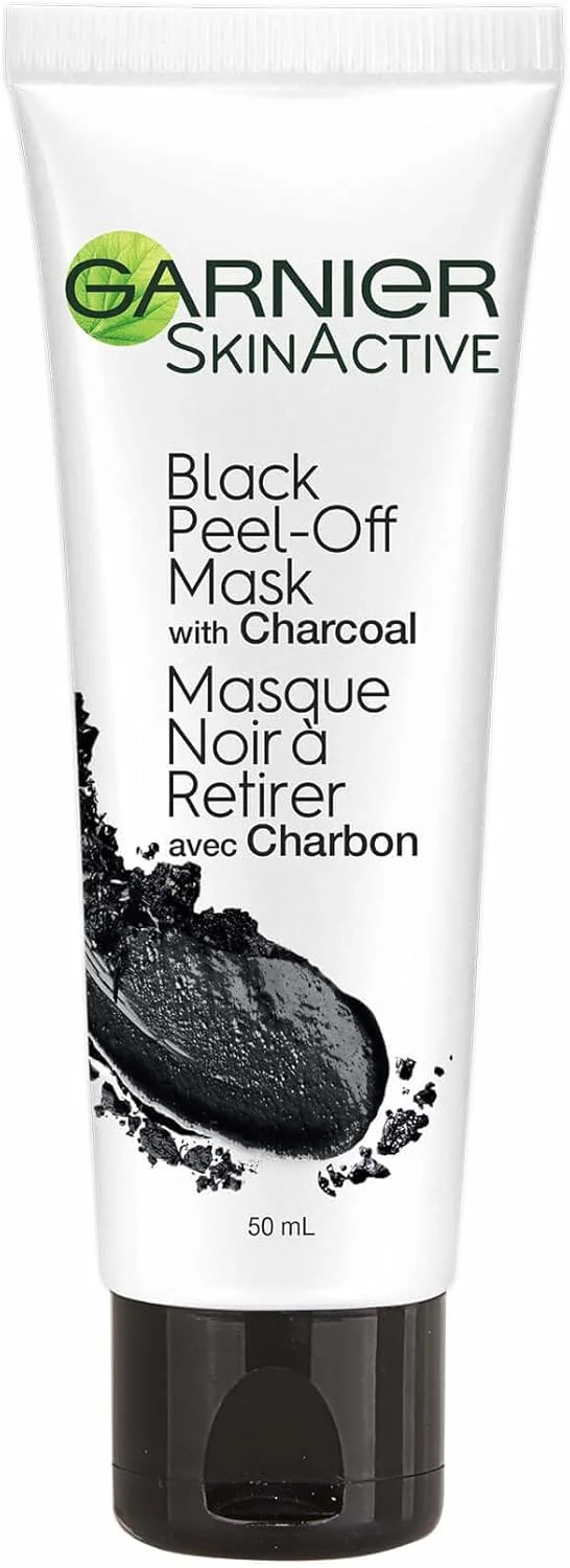 ماسک لایه بردار سیاه گارنیر حاوی زغال فعال، حجم 50 میلی لیتر، پاک کننده پلاس