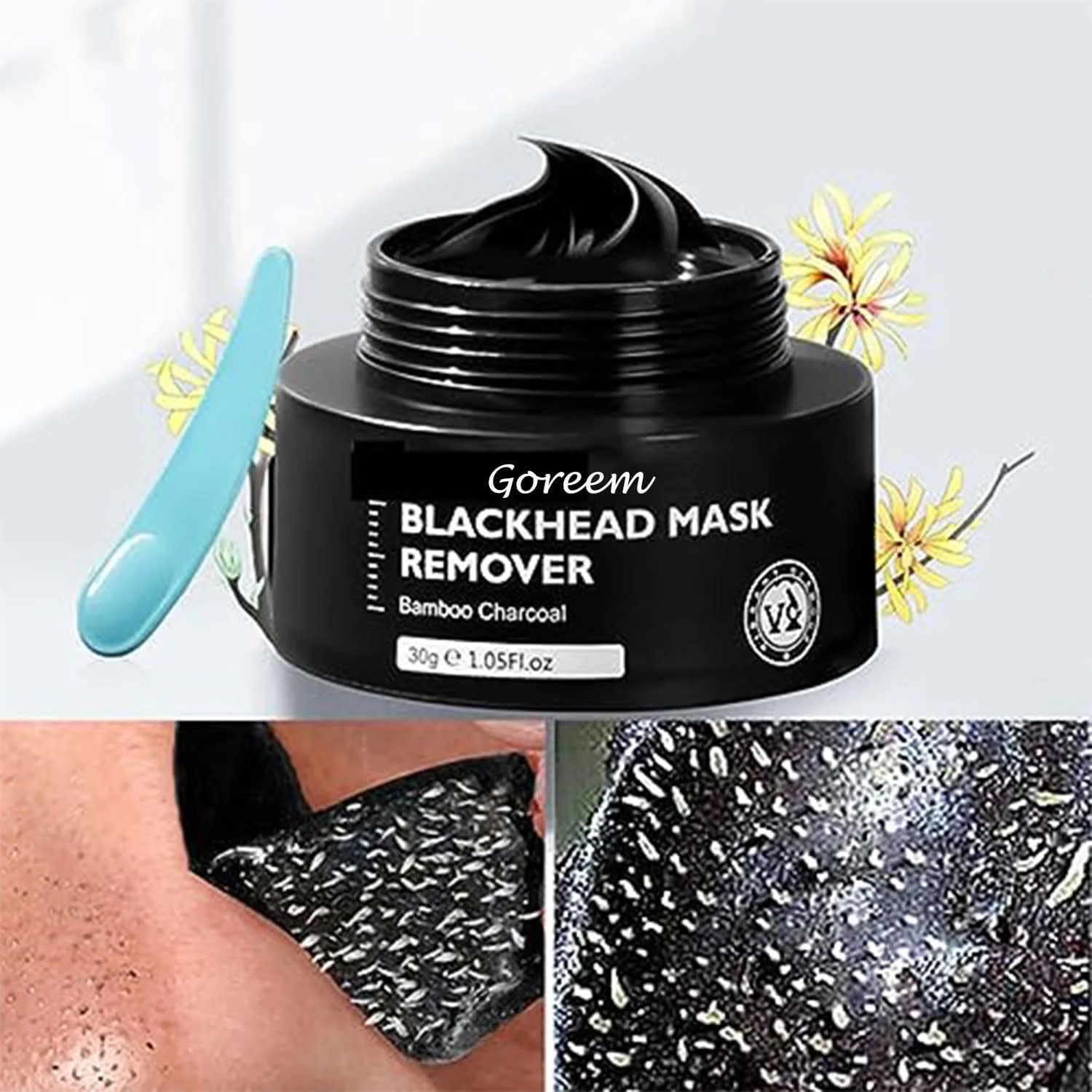 ماسک زغال بامبو گوریم برای پاکسازی عمیق، رفع جوش های سرسیاه، پاکسازی منافذ و بهبود پوست زبر - 30 گرم ماسک زغال بامبو گوریم برای پاکسازی عمیق، رفع جوش های سرسیاه، پاکسازی منافذ و بهبود پوست زبر - 30 گرم