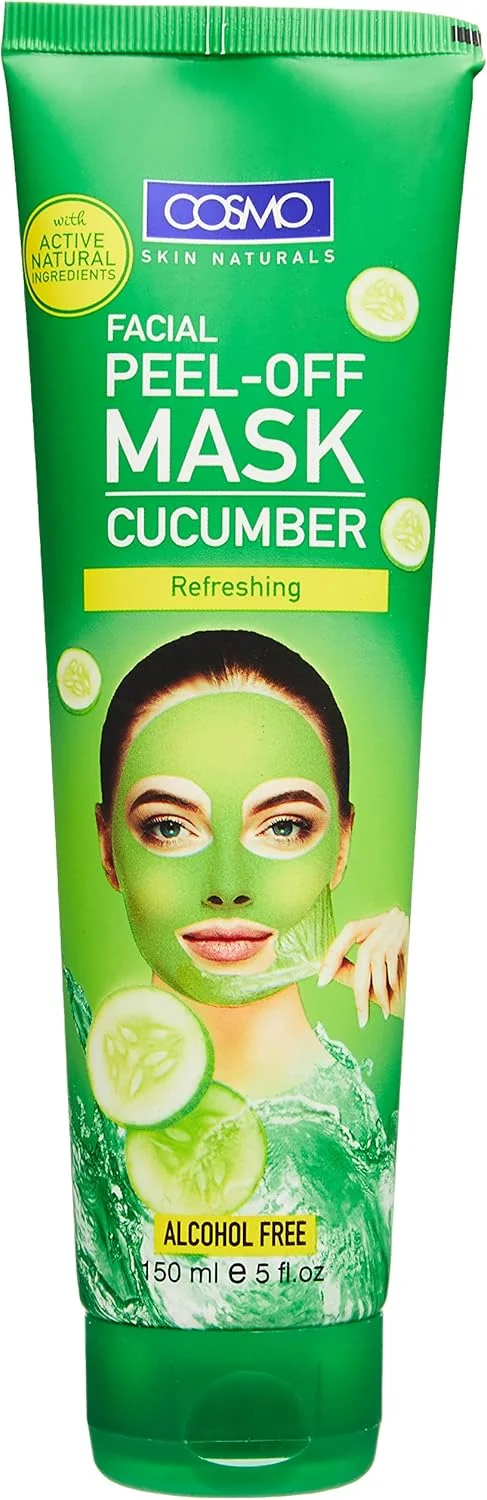 ماسک لایه بردار صورت خیار طراوت بخش Cosmo Skin Naturals - 150 میلی لیتر