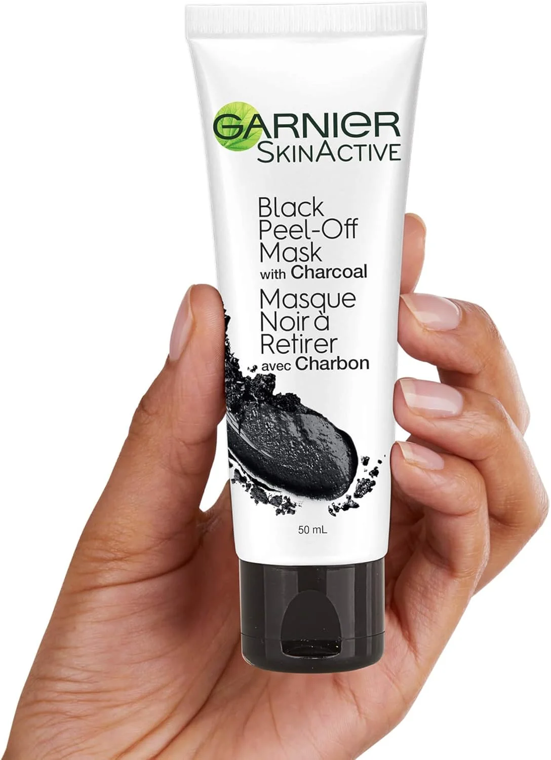 ماسک لایه بردار سیاه گارنیر حاوی زغال فعال، حجم 50 میلی لیتر، پاک کننده پلاس