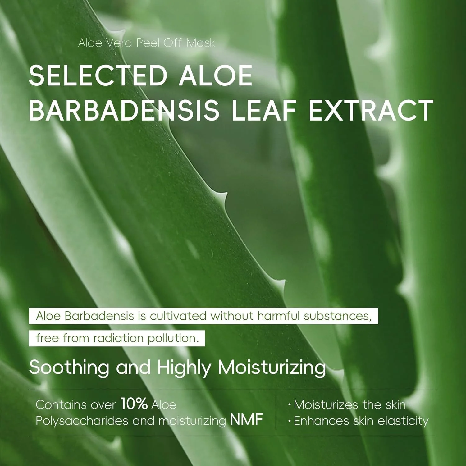 ماسک صورت ژله ای آلوئه ورا، ماسک های ژله ای هیدرو لایه بردار برای صورت، مرطوب کننده، طراوت بخش، پاک کننده منافذ، کنترل چربی، تسکین دهنده و تقویت کننده سد پوستی برای انواع پوست