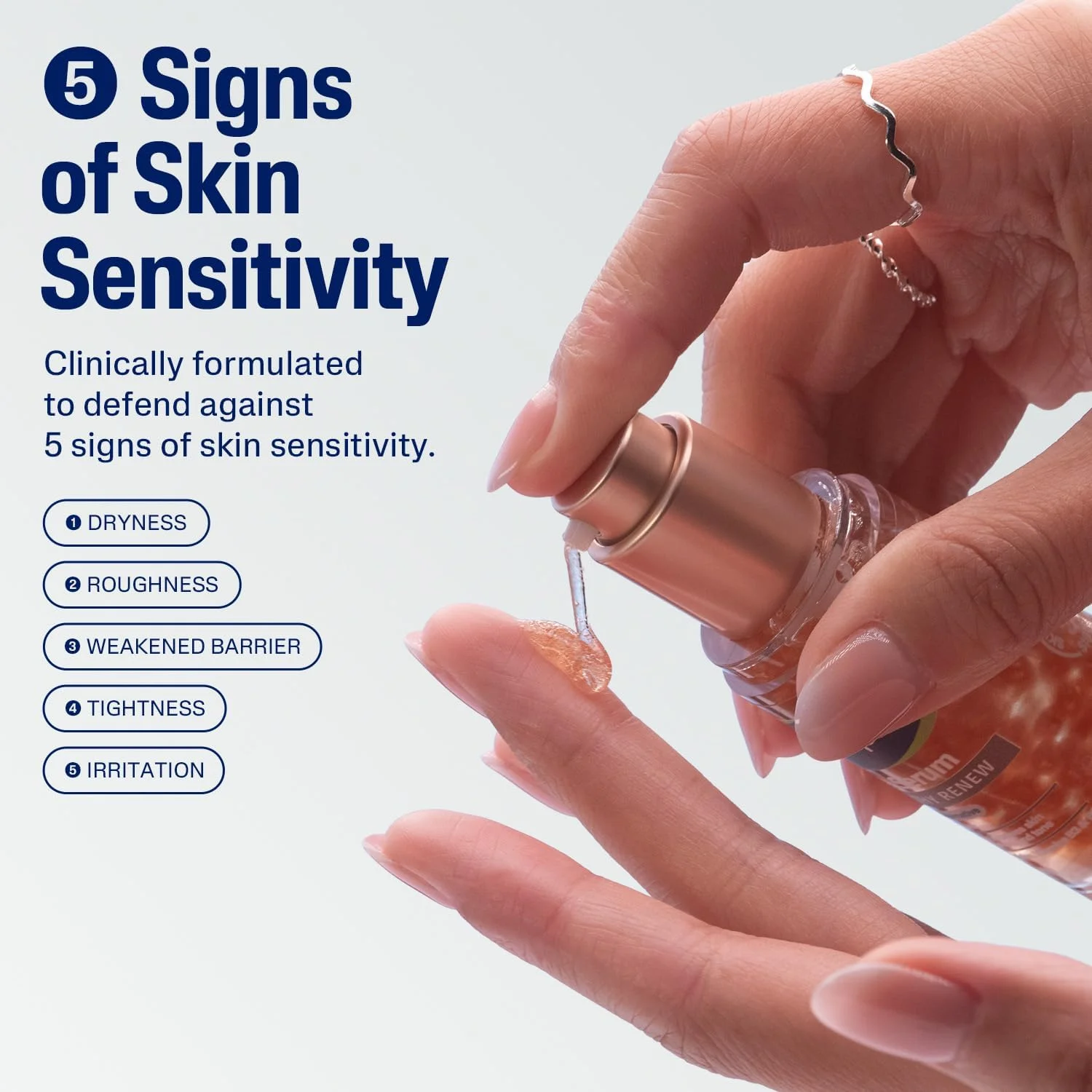 سرم صورت جایگزین رتینول Cetaphil Anti Aging Healthy Renew با نیاسینامید و پپتیدها، مراقبت از پوست حساس با کمپلکس ویتامین B، بدون عطر، 30 میلی لیتر