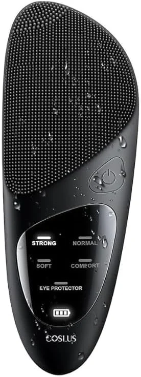 برس پاک کننده صورت: برس شستشوی صورت قابل شارژ و ضد آب IPX7، دارای 4 حالت پاکسازی با محافظت از چشم، پاک کننده سیلیکونی برقی اسپا برای تمیز کردن، لایه برداری و ماساژ